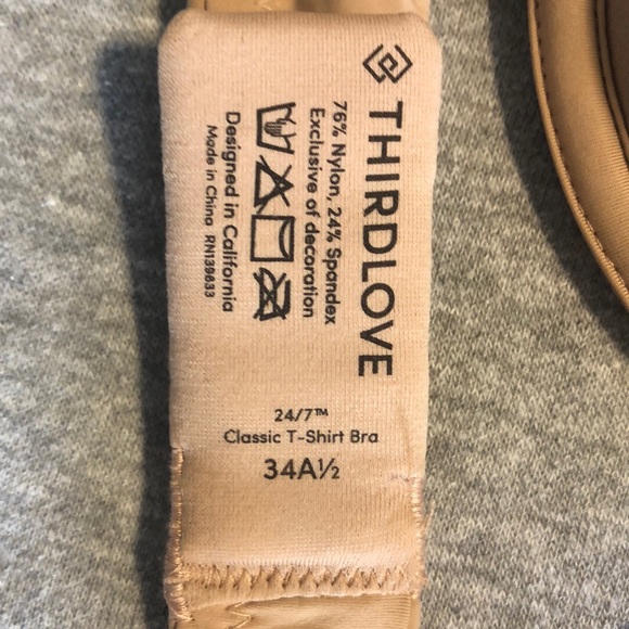 *NWOT* ThirdLove Classic T-Shirt Bra - Picture 3 of 4